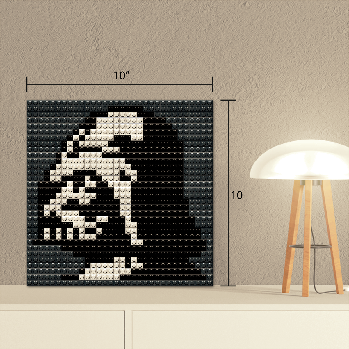 Personalized Mosaic Wall Photo Art Bricks Kit | Custom Mosaic Decor ...